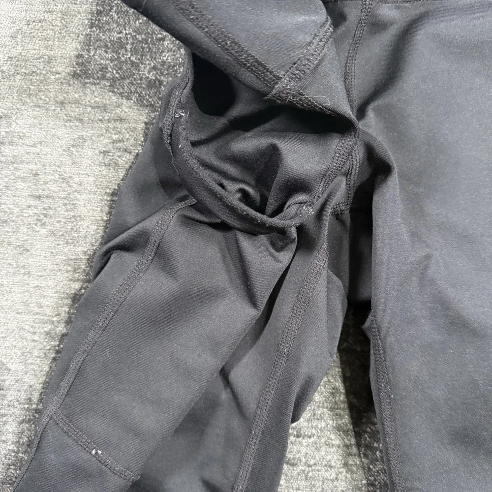 Nike Dri Fit Women's Size XS Running Tights Athletic Pants Black Crop CD8214-010